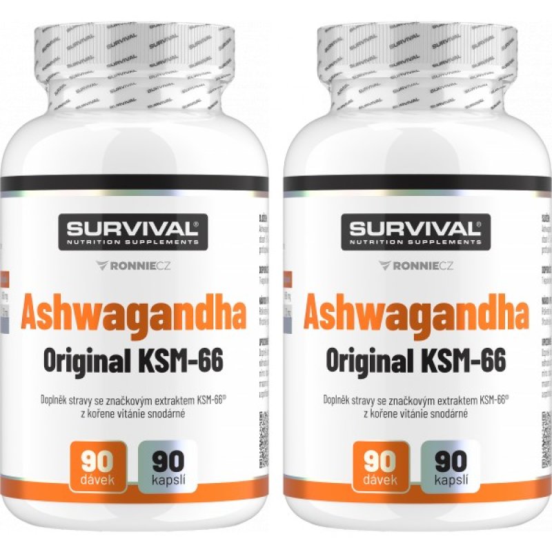 Survival Ashwagandha Original KSM-66 90 cps - AKCE 1+1