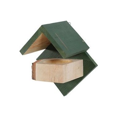 Zolux Budka krmítko HUT dřevěná M zelená