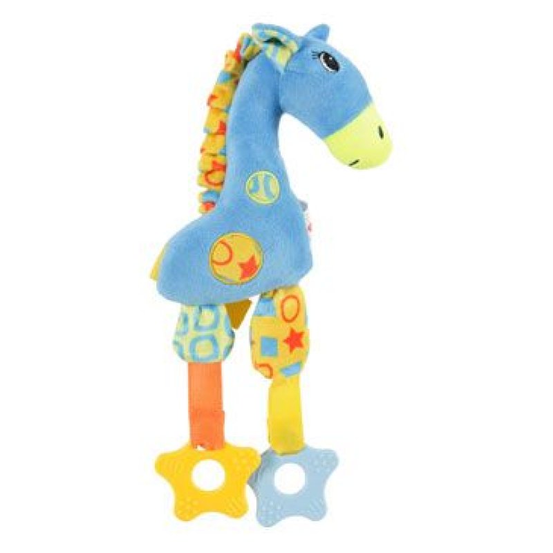 Zolux Hračka pes GIRAFFE COLOR plyš modrá 29 cm
