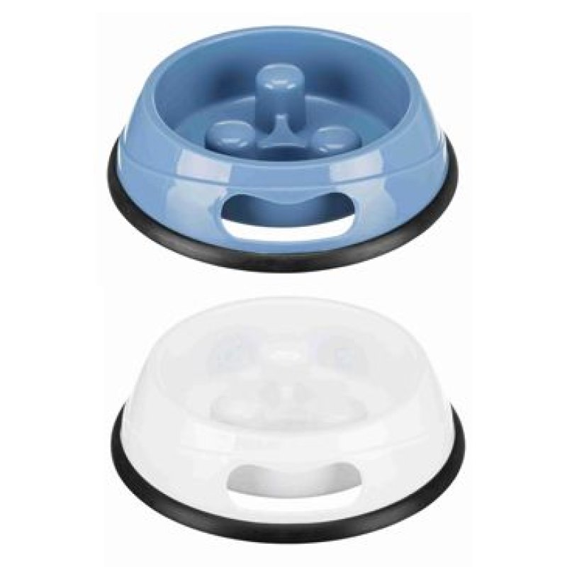 Trixie miska plast proti hltání 0,9 l 23 cm mix barev