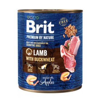 Brit Premium Dog by Nature  konz Lamb & Buckwheat 800 g