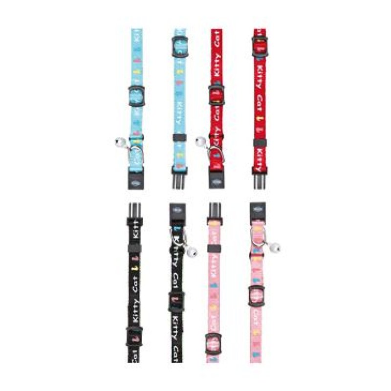 Trixie Obojek kočka nylon Kitty Cat  20 cm Mix koťata