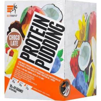 Extrifit Protein Pudding - 10x 40 g, banán