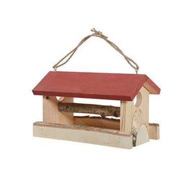 Zolux Budka krmítko HUT dřevěná XL červená