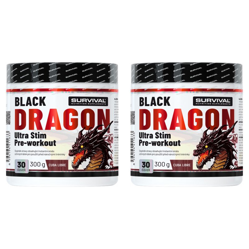 Survival NAKOPÁVAČ Black Dragon 300 g, cuba libre - AKCE 1+1