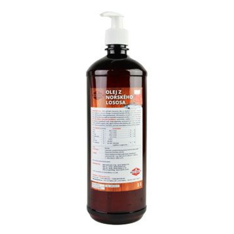 Lososový olej 100% pes ZEUS 1000 ml