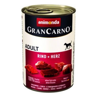 Animonda pes GRANCARNO konz. ADULT hovězí/srdce 400 g