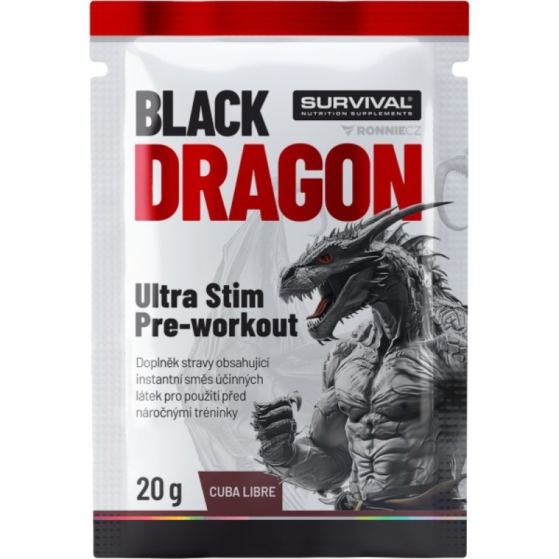 Black Dragon Ultra Stim Pre-workout - sáček (20 g), cola-citron