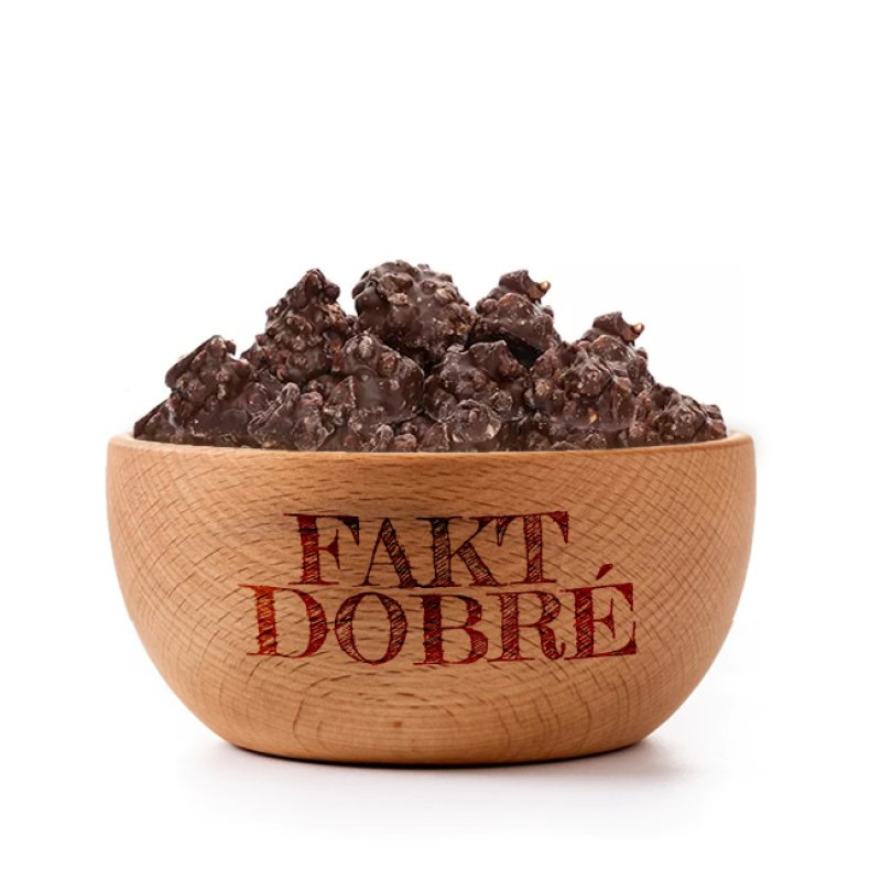 FAKT DOBRÉ Kešu hrudky v mléčné čoko se slaným karamelem 1 kg