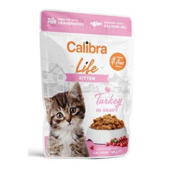 Calibra Cat Life kapsa Kitten Turkey in gravy 85 g