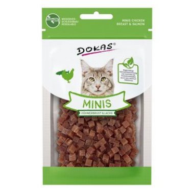 Dokas Minis Kostičky kuře, losos, šanta 30 g