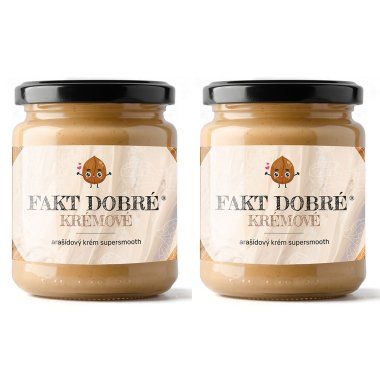 FAKT DOBRÉ KRÉMOVÉ Arašídový krém 220 g - AKCE 1+1