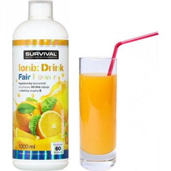 Survival Ionix Drink Fair Power 1000 ml, meruňka