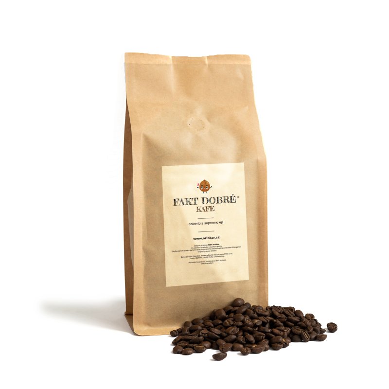 FAKT DOBRÉ Kafe COLOMBIA SUPREMO 1000 g