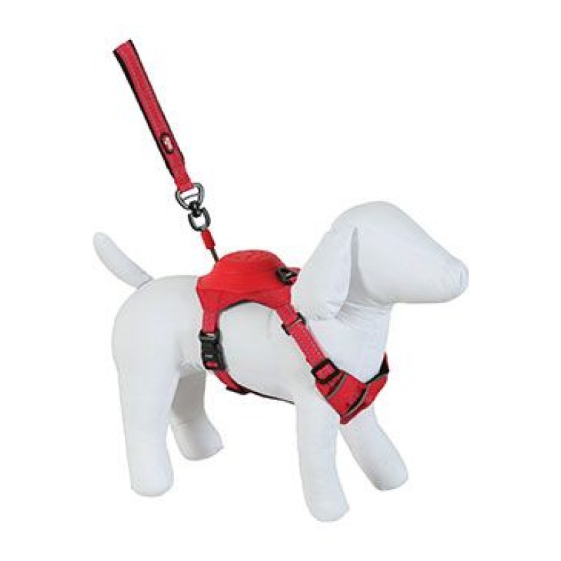 Zolux Postroj pes s vodítkem EASY RIDE červená S