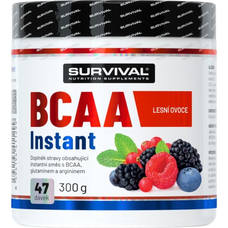 Survival BCAA Instant - 300 g, lesní ovoce