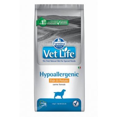 Vet Life Natural DOG Hypo Fish & Potato 12 kg