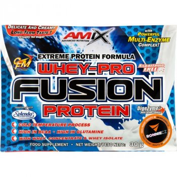 Amix Whey-Pro Fusion Protein - 30 g, piňakoláda