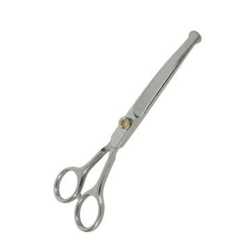 Nůžky DOG SALON na stříhání srsti pro psy, zahnuté Zolux