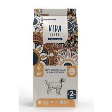 Kraftia VIDA SUPER DOG Adult M/L HUNTING Chicken & Lamb 2 kg