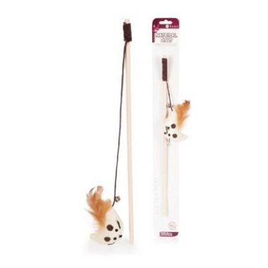 Hračka kočka Udice č. 16 Natural Only 40 cm