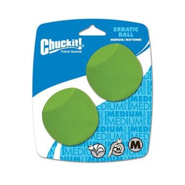 Hračka pes Chuckit Erratic Ball M 6 cm/2 ks