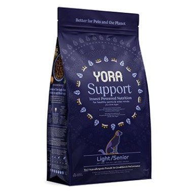 YORA Dog Senior/Light z hmyzu Support 12 kg