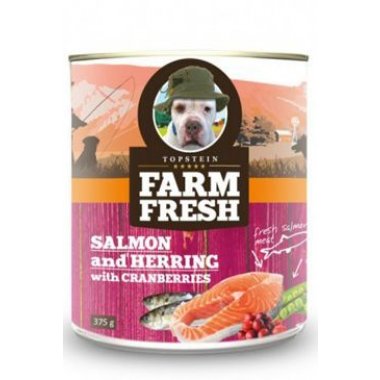 Farm Fresh Dog Salmon & Herring + Cranberries 750 g
