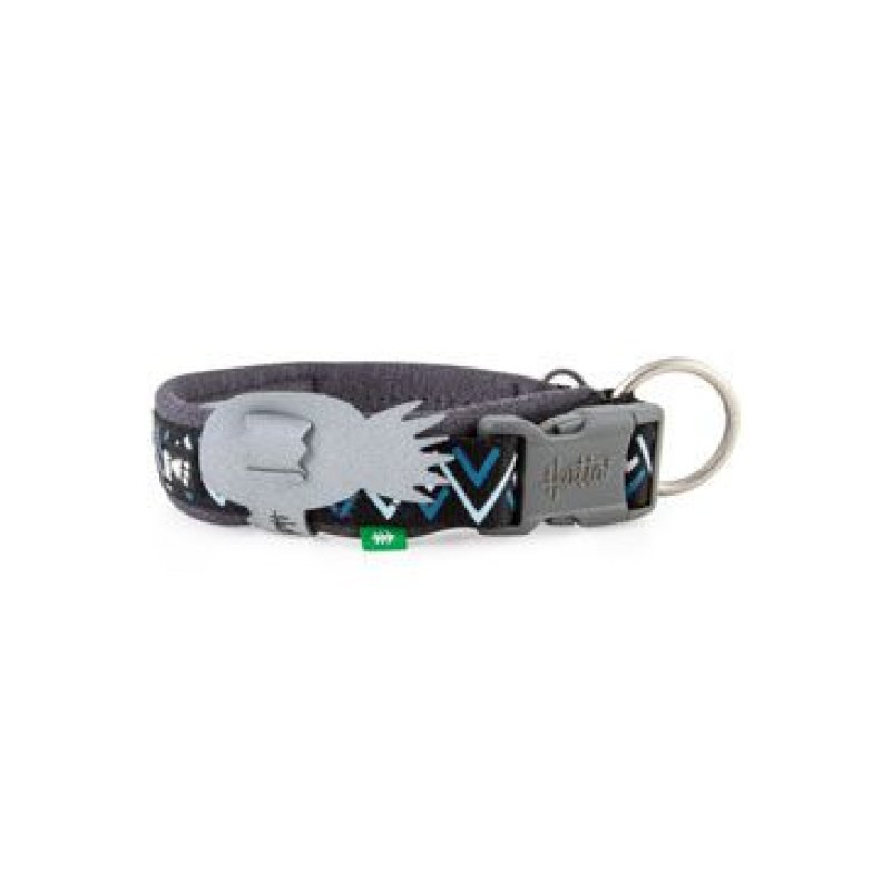 Obojek Hurtta Razzle Dazzle černý 25-35 cm