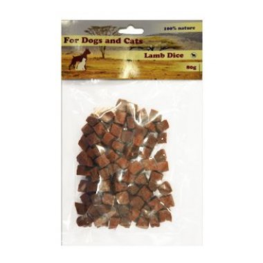 Pochoutka Jehněčí maso kostky 80 g