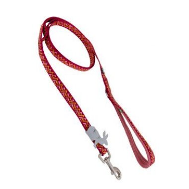 Vodítko Hurtta Razzle Dazzle Stand. červené 180cm/25mm