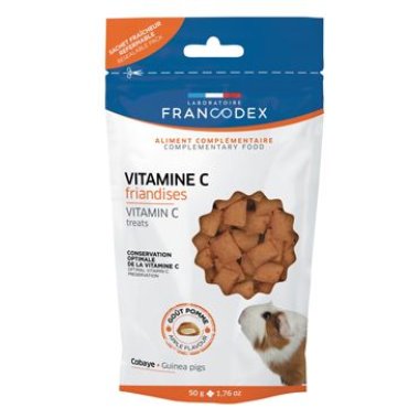 Francodex Pochoutka Vitamin C morče 50 g