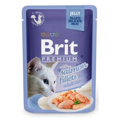Brit Premium Cat D Fillets in Jelly with Salmon 85 g