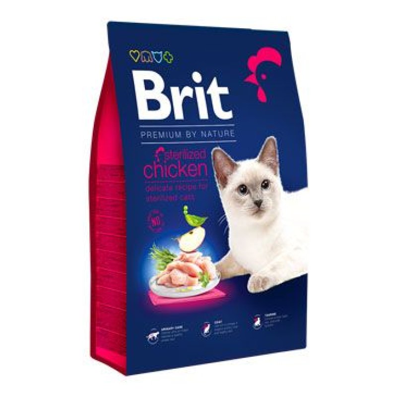 Brit Premium Cat by Nature Sterilized Chicken 1,5 kg