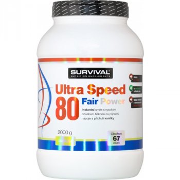 Survival Ultra Speed 80 Fair Power 2000 g, borůvka