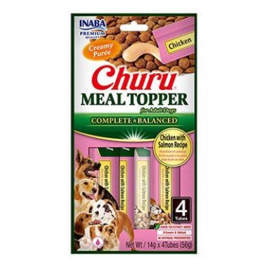Churu Dog Meal Topper Chicken with Salmon Recipe 4 x 14 g