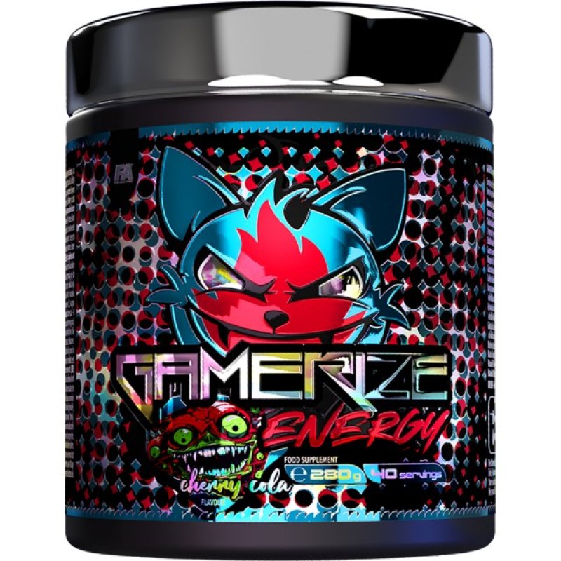 Fitness Authority Gamerize Energy - 280 g, višeň-cola