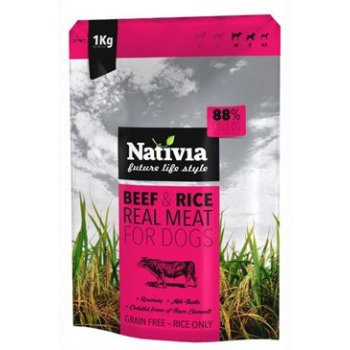 Nativia Real Meat Beef & Rice 8 kg