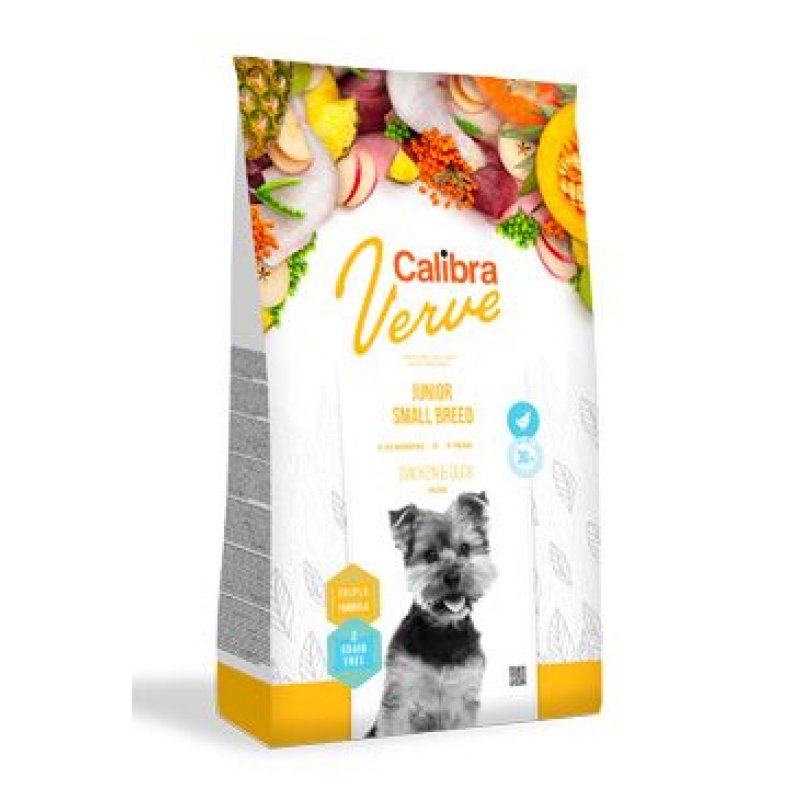 Calibra Dog Verve GF Junior Small Chicken&Duck 1,2 kg