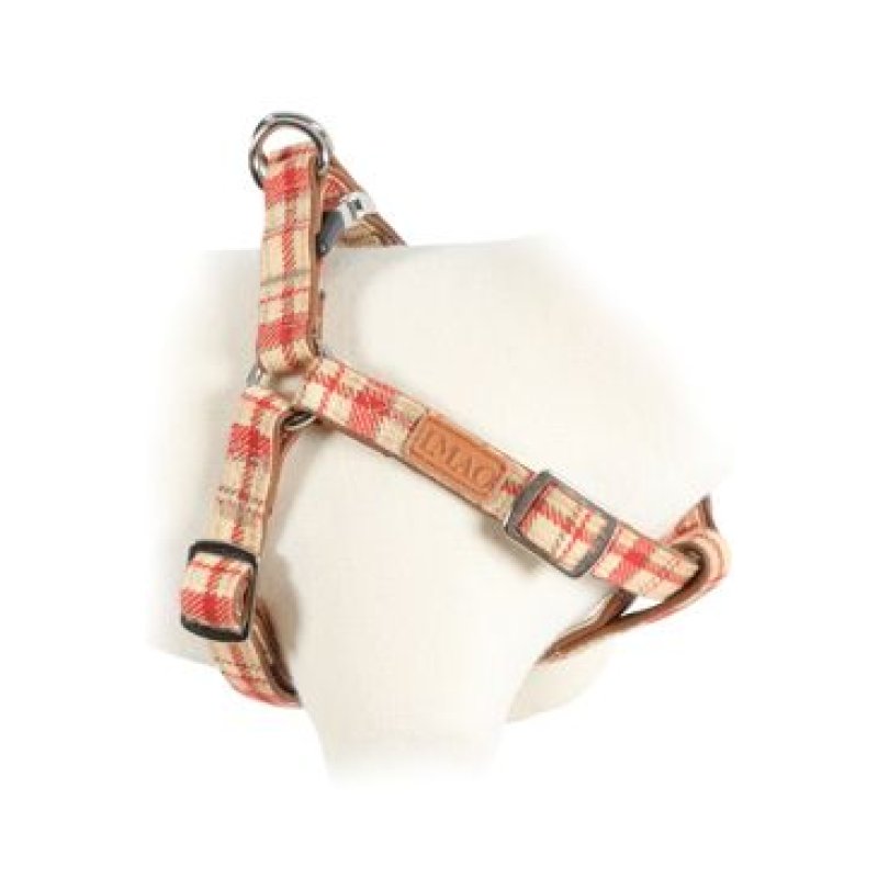 Postroj pes SCOTT nastavitelný červený 15 mm Zolux