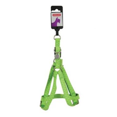 Postroj pes MAC LEATHER zelená 10 mm Zolux