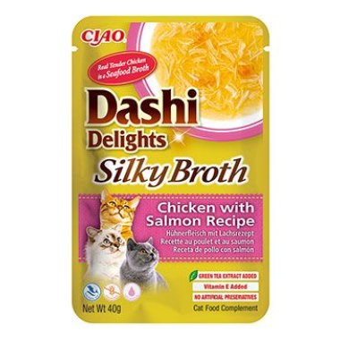 Churu Cat Dashi Delights Silky Broth Chick&Salmon 40 g