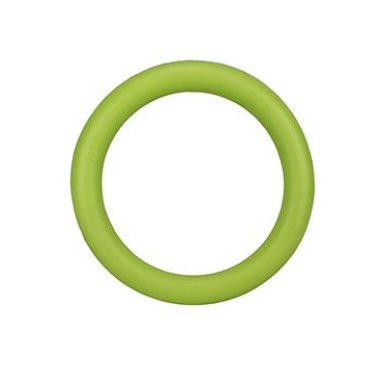 Karlie hračka pes Kroužek guma 15 cm zelená