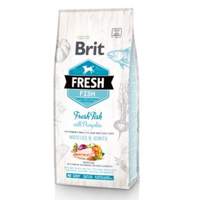 Brit Fresh Dog Fish & Pumpkin Adult Large 2,5 kg
