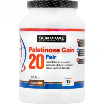 Survival Palatinose Gain 20 Fair Power 1200 g, vanilka