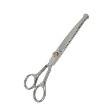 Nůžky DOG SALON na stříhání srsti pro psy, zahnuté Zolux