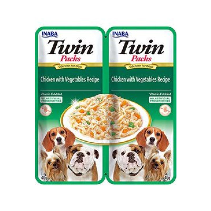 Churu Dog Twin Packs Chick&Veg. in Broth 2 x 40 g
