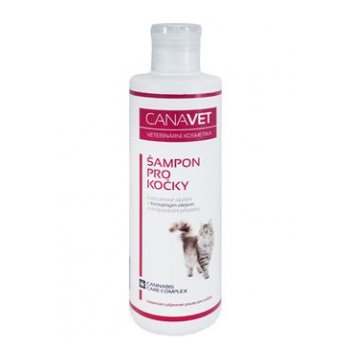 Šampon pro kočky CANAVET s antipar. přísadou 250 ml