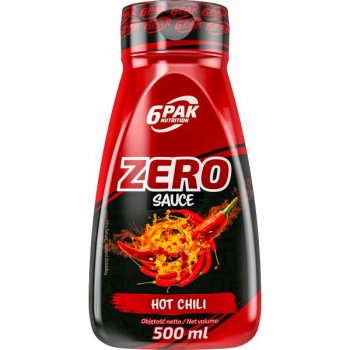 6Pak Nutrition Zero Sauce - 500 ml, hot ketchup