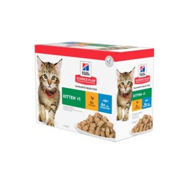 Hill's Fel. SP Kitten Chicken & Ocean fish Kapsa 12 x 85 g